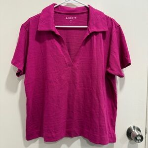 LOFT Collared Top